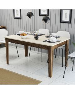 HANAH HOME Terpezarijski sto Milan 517, braon/krem - 845HCT1405