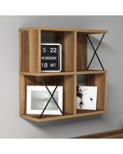 HANAH HOME Zidna polica Extra, braon - 845HCT1614