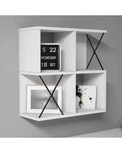 HANAH HOME Zidna polica Extra, bela - 845HCT1615