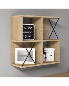 HANAH HOME Zidna polica Extra, svetlobraon - 845HCT1617