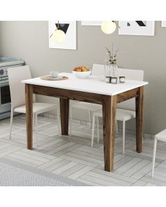 HANAH HOME Terpezarijski sto Kiev 505, braon/bela - 845HCT2102