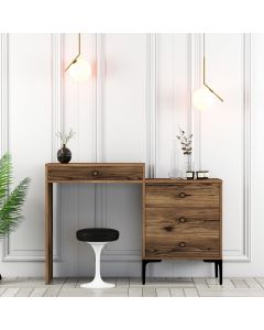 HANAH HOME Sto za šminkanje Lizbon 553, braon