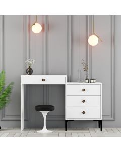 HANAH HOME Sto za šminkanje Lizbon 556, bela