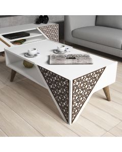 HANAH HOME Klub sto Beril, bela