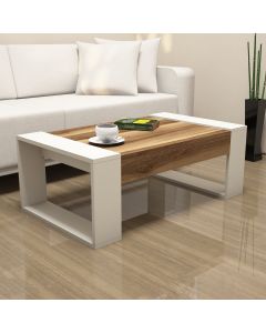 HANAH HOME Klub sto Cool, braon/krem - 845HCT2819