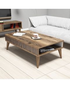 HANAH HOME Klub sto Milan, braon - 845HCT2852