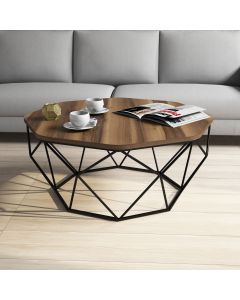 HANAH HOME Klub sto Diamond, tamnobraon - 845HCT2855