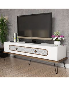 HANAH HOME TV komoda Ekol, bela - 845HCT3026