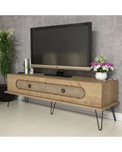 HANAH HOME TV komoda i Ekol, svetlobraon