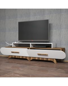 HANAH HOME TV komoda Flora, braon/bela - 845HCT3030