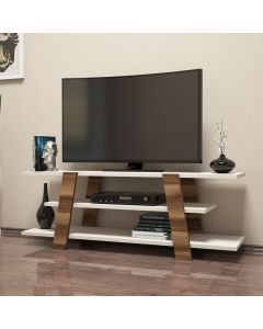 HANAH HOME TV komoda Flower, braon/krem - 845HCT3039
