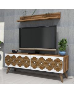 HANAH HOME TV komoda Nisan, braon - 845HCT3043