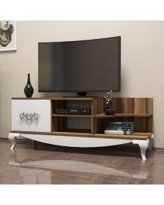 HANAH HOME TV komoda Sultan, braon/bela - 845HCT3058