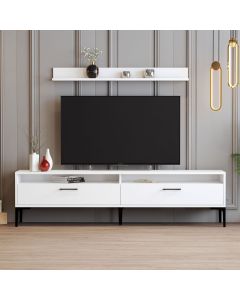HANAH HOME TV komoda i polica Istanbul, bela