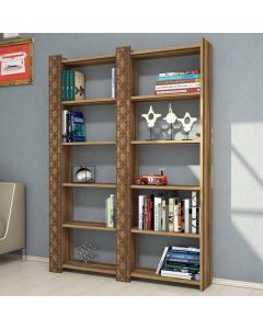 HANAH HOME Polica City 2, braon