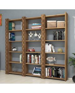 HANAH HOME Polica City 3, braon