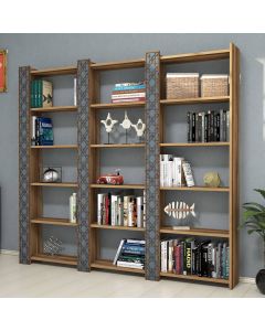 HANAH HOME Polica City 3, braon/plava