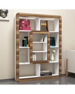 HANAH HOME Polica Orkide, bela/braon