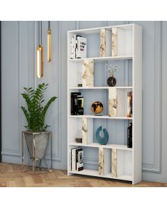 HANAH HOME Polica za knjige Lima, bela - 845HCT3638
