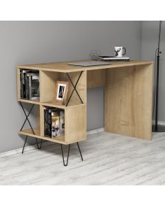 HANAH HOME Radni sto Extra, svetlobraon