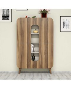 HANAH HOME Komoda za dnevnu sobu Mine, braon/krem