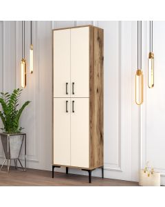 HANAH HOME Cipelarnik Berlin A, braon/krem - 845HCT4105