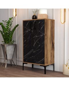 HANAH HOME Cipelarnik Prag, braon/crna - 845HCT4112