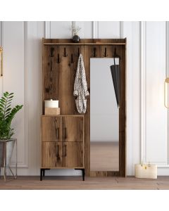 HANAH HOME Cipelarnik sa čivilukom Berlin BC, braon