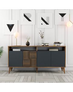 HANAH HOME Komoda Milan, braon/antracit - 845HCT5329