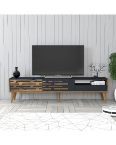 HANAH HOME TV komoda Valensiya, braon/antracit