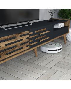 HANAH HOME Set nameštaja za dnevnu sobu Valensiya, braon/antracit