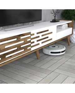 HANAH HOME Set nameštaja za dnevnu sobu Valensiya, bela/braon - 845HCT5364
