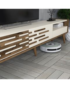 HANAH HOME Set nameštaja za dnevnu sobu Valensiya, braon/krem