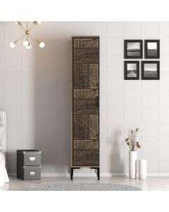 HANAH HOME Ormar Kumsal P, braon/antracit