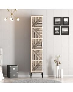 HANAH HOME Ormar Kumsal P, braon/bela