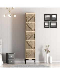 HANAH HOME Ormar Kumsal P, braon/krem