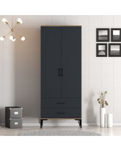 HANAH HOME Ormar Kumsal T, braon/antracit