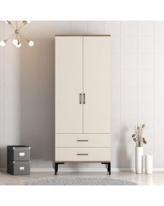 HANAH HOME Ormar Kumsal T, braon/krem