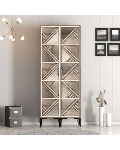 HANAH HOME Ormar Kumsal PP, braon/bela