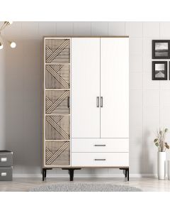 HANAH HOME Ormar Kumsal PT, braon/bela