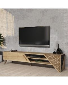 HANAH HOME TV komoda Beril 2, svetlobraon