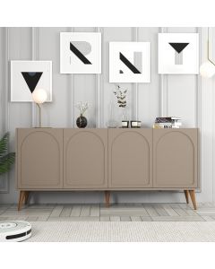 HANAH HOME Komoda Lyon 81, krem/braon