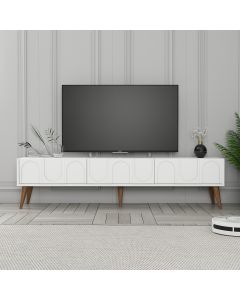 HANAH HOME TV komoda Lyon 44, bela/braon