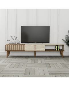 HANAH HOME Tv komoda Milan, braon/krem