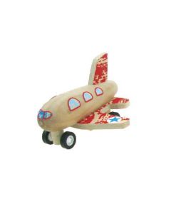 PINO Igračka na potez Avion - 8484-crveni
