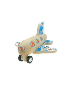 PINO Igračka na potez Avion - 8484-plavi