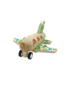 PINO Igračka na potez Avion - 8484-zeleni
