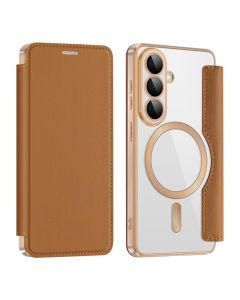 Maska za Samsung S941B Galaxy S26 braon Magsafe Lux Bi Fold