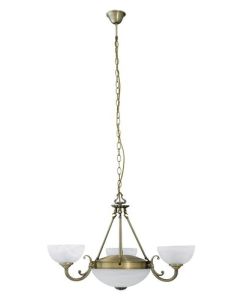 Rabalux Luster Marlene E14 3x MAX 40 + E27 2x MAX 60W bronzana (8543) - 8543