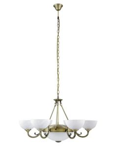 Rabalux Luster Marlene E14 6x MAX 40 + E27 2x MAX 60W bronzana (8546) - 8546